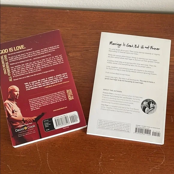 Crazy Love and You and Me Forever Books, Francis and Lisa Chan - Picture 2 of 4